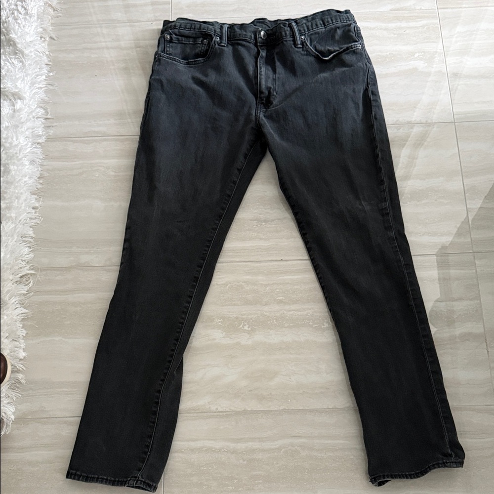 Levi's Men's Dark Gray Straight Jeans 38X34